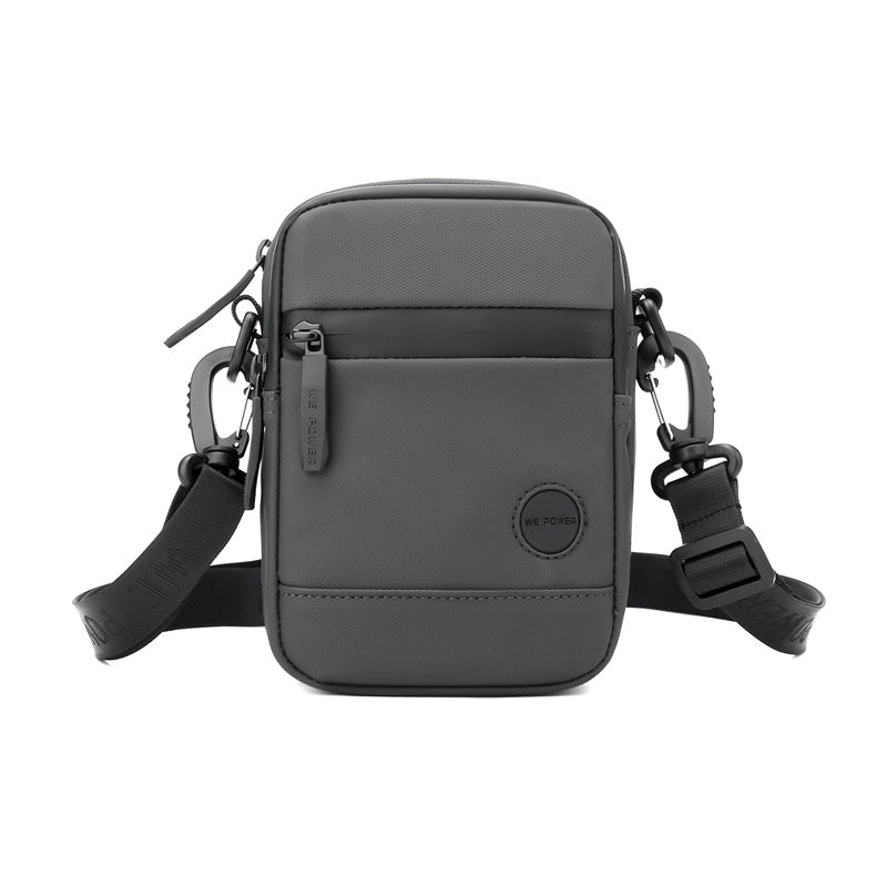 Men's Waterproof Nylon Crossbody Bag - Lightweight & Durable Everyday Travel Bag with Adjustable Strap-3