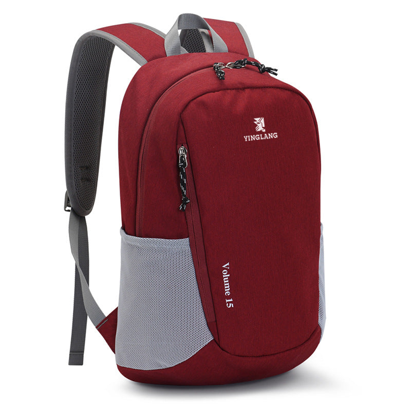 15L Outdoor Leisure Backpack - Waterproof & Lightweight, Large Capacity Daypack for Hiking/Camping/Travel-2