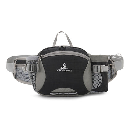 Outdoor Waist Bag with Bottle Holder Cycling Fanny Pack Multifuction Hiking-0