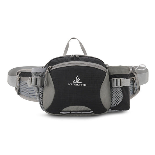 Outdoor Waist Bag with Bottle Holder Cycling Fanny Pack Multifuction Hiking-0