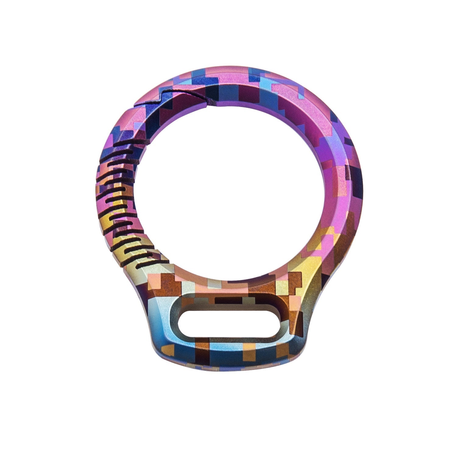 Luxury Titanium Key Chain Magnetic Spin Rotary for Car Key Ring Connector Anti-off Holder Men EDC Quickdraw Buckle Male Gadgets-4