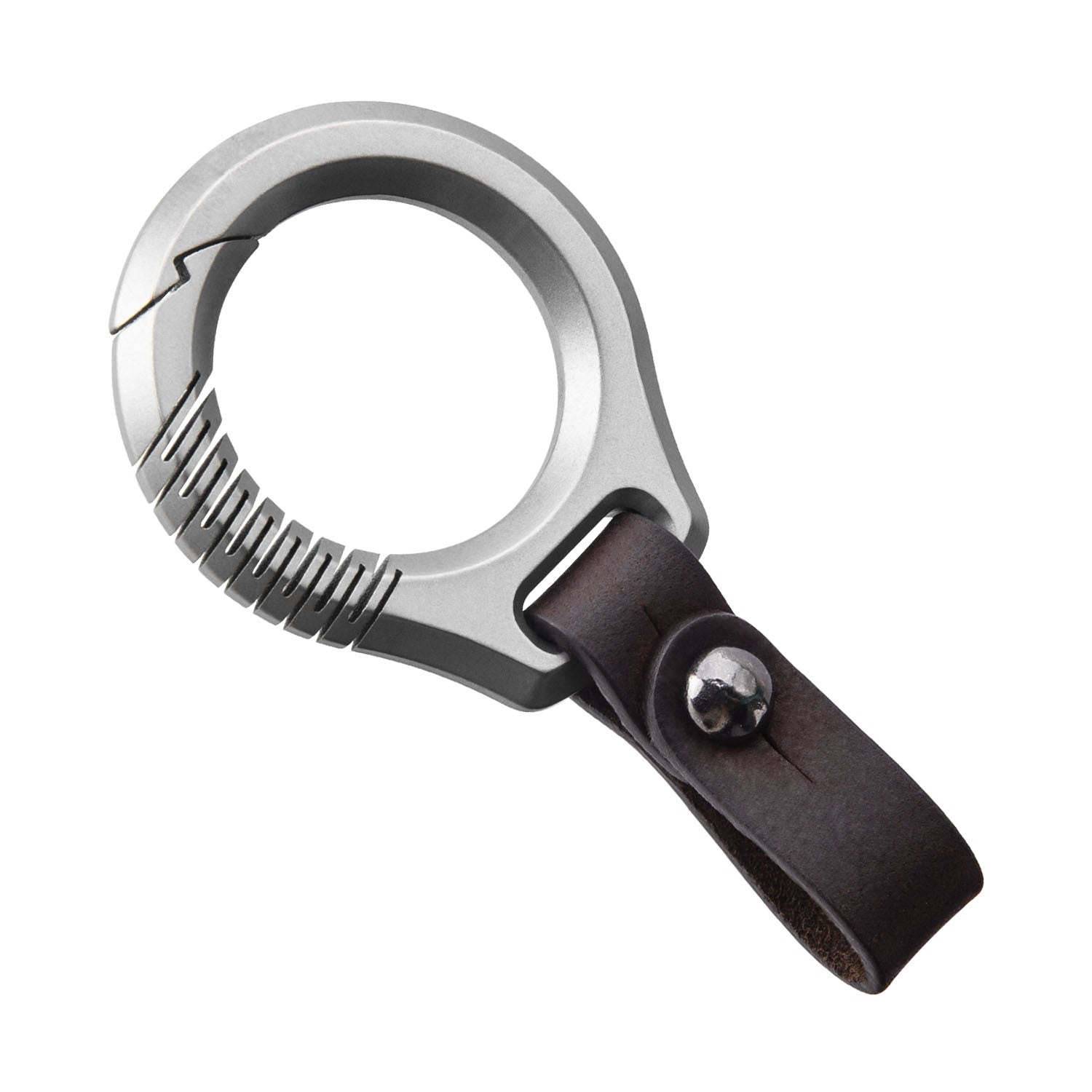 Luxury Titanium Key Chain Magnetic Spin Rotary for Car Key Ring Connector Anti-off Holder Men EDC Quickdraw Buckle Male Gadgets-5
