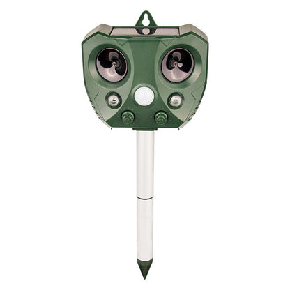 2024 Solar Ultrasonic Animal Repeller, Sonic Animal Repeller, Motion Detection, flashlights, Dog Cat Repellent, Squirrel, Raccoon, Skunk, Rodent, Fox, Deer, Bird deterrents for outside-1