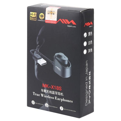 NNEDSZ Wireless Bluetooth Earphone With Charging Box - Single - White-3