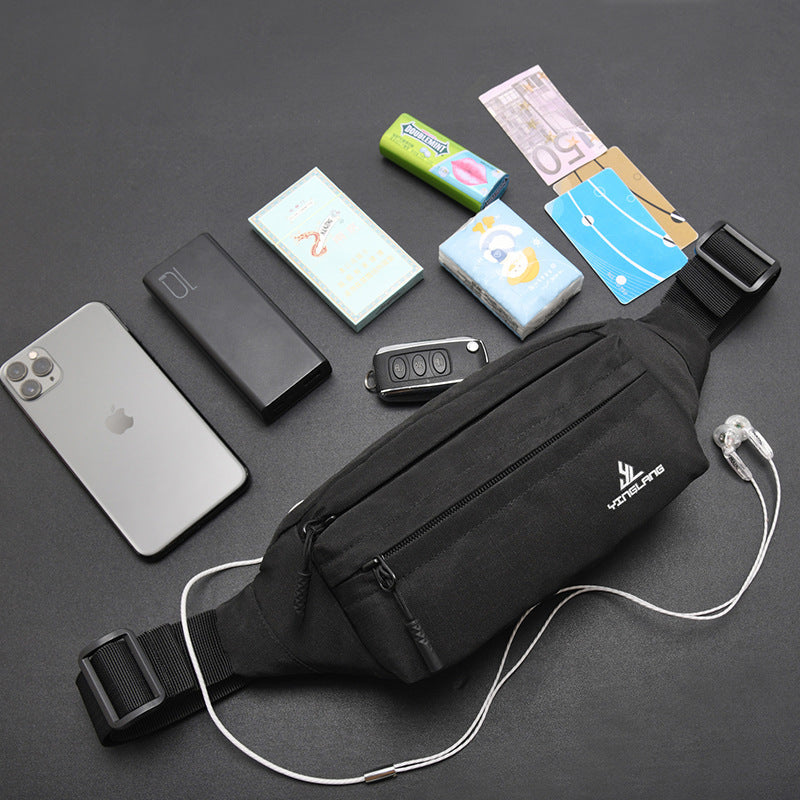 Leisure Waist Pack Nylon Sport Fanny Bags Boy Drop Leg Bags Hip Bum Belt Bag Travel Riding Motorcycle Crossbody Purse Pouch-0