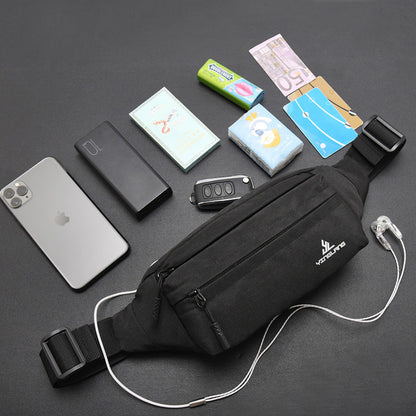 Leisure Waist Pack Nylon Sport Fanny Bags Boy Drop Leg Bags Hip Bum Belt Bag Travel Riding Motorcycle Crossbody Purse Pouch-0