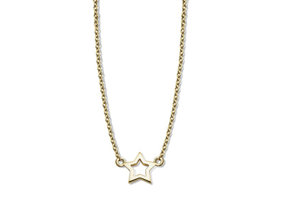 Ketting met Open Ster Goudkleur XN003G
