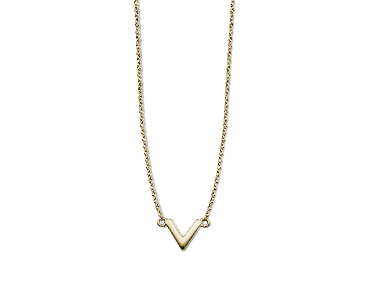 Ketting V Goldplated XN004G
