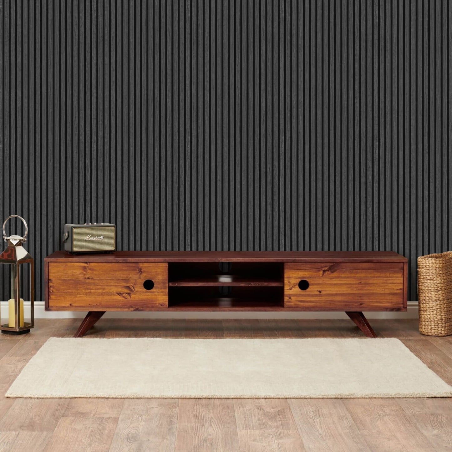 Black Oak Acoustic Wall Panels-3