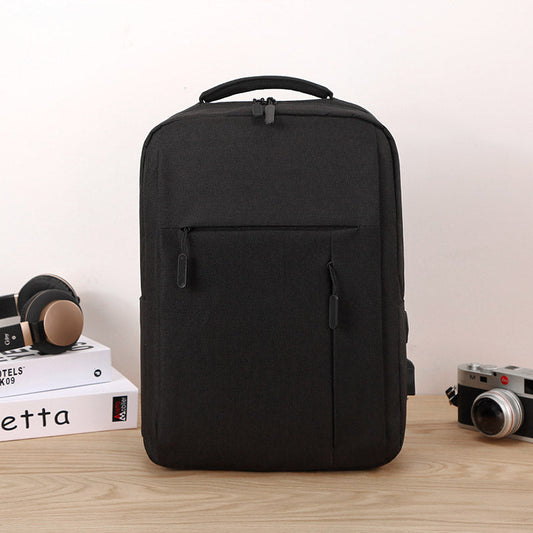 Premium Grey Fashion Backpack: Spacious, Durable, & Travel-Friendly – Free Your Hands for Daily Commute-0