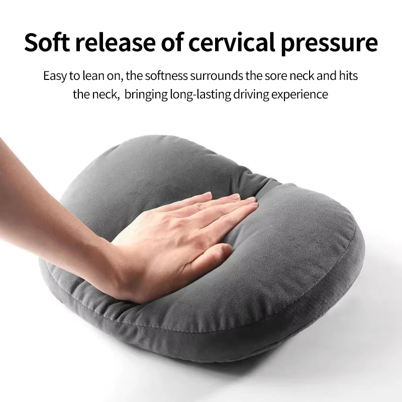 Car Neck Pillow Car Seat Headrest Pillow Auto Memory Cotton Protector Cushion for Universal Car Head Support for Gaming Chair all good