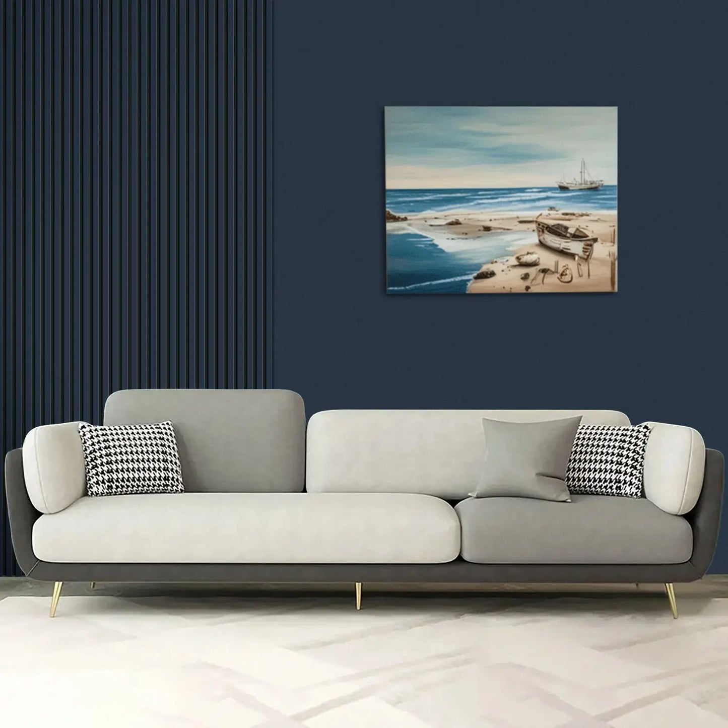 Coloured Acoustic Slatted Wall Panels-0