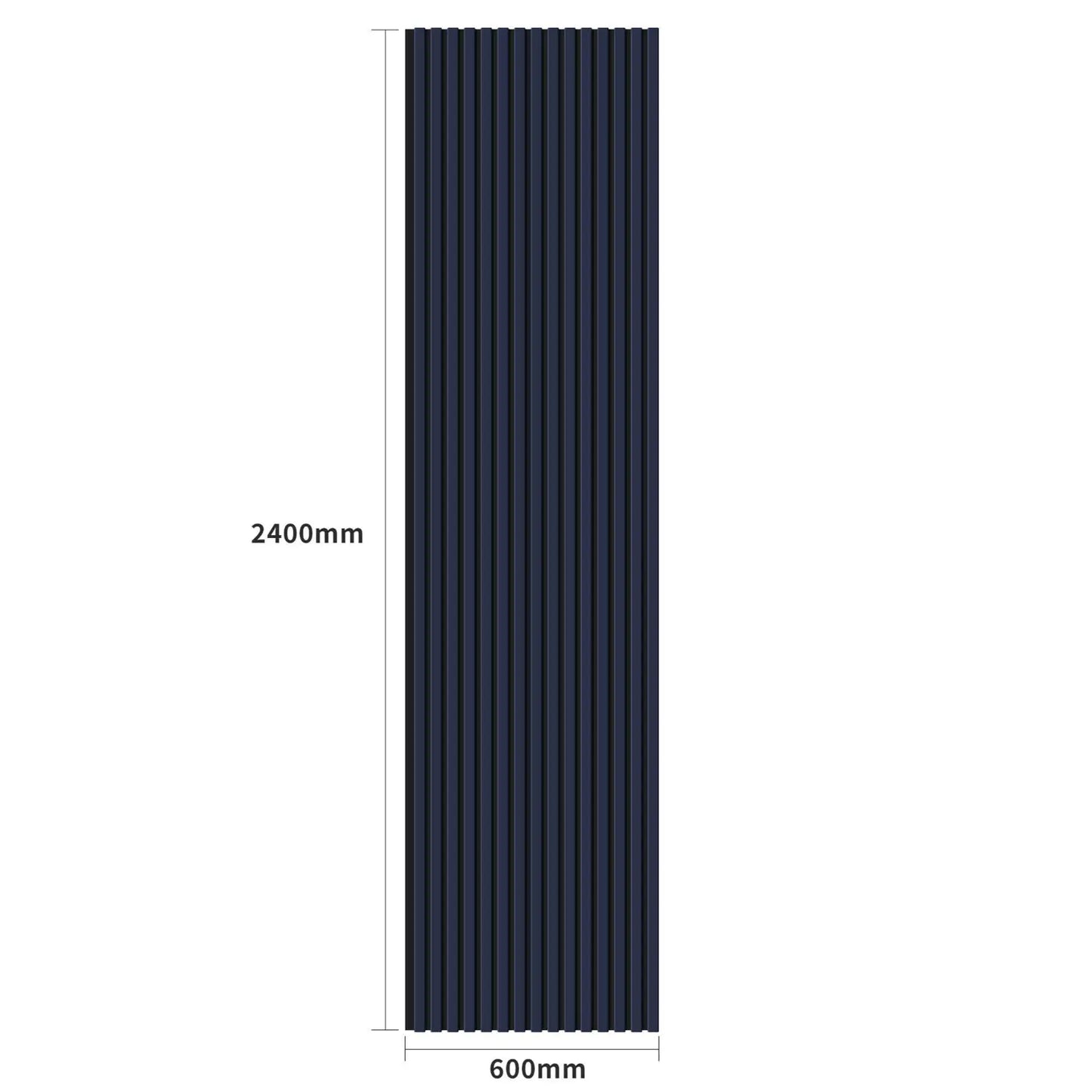 Coloured Acoustic Slatted Wall Panels-2