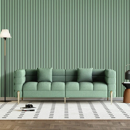 Coloured Acoustic Slatted Wall Panels-6