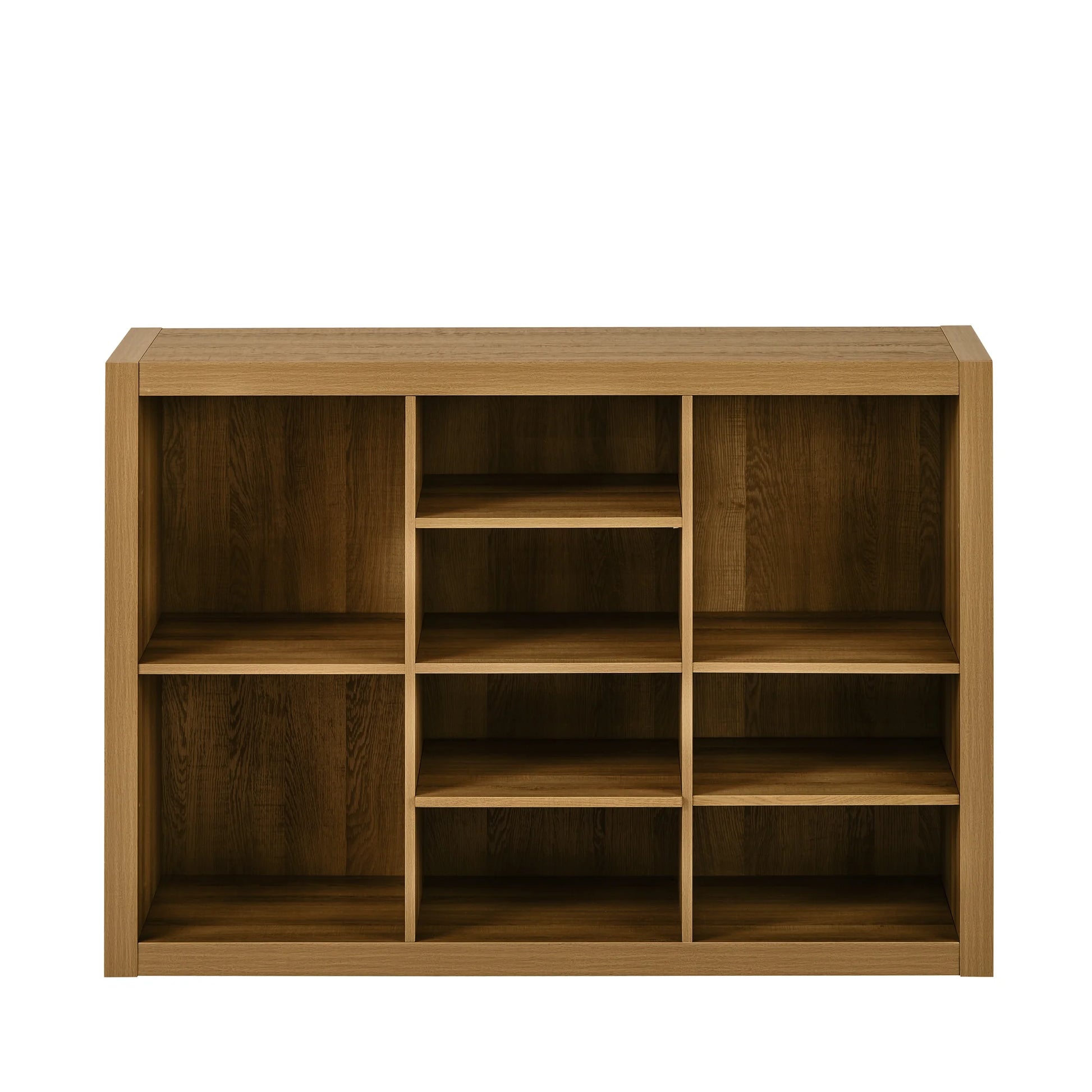Springwood Adjustable Shelf Cube Organizer, Light Honey Finish