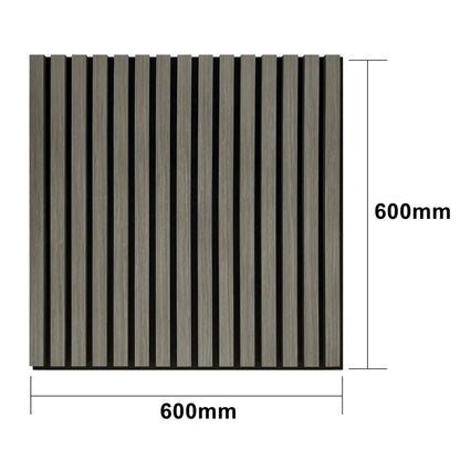 Grey Oak Acoustic Wall Panels Pack of 4-2