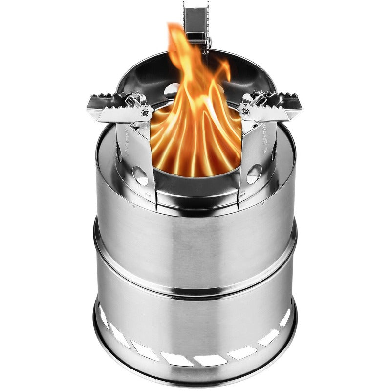 Outdoor Camping Furnace 15cm*20cm Deconstructable Wood Stoves Picnic-4