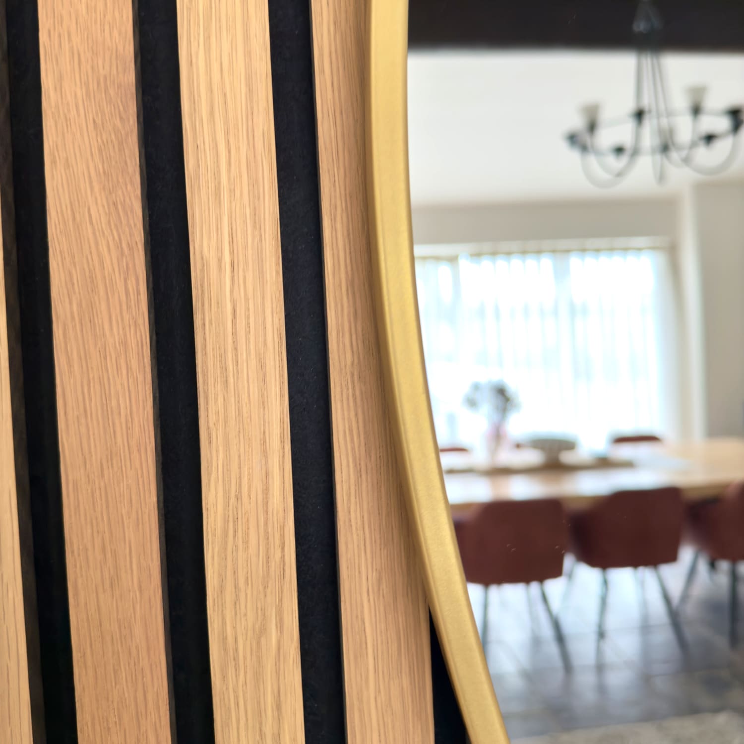 Rei - Extra Large Round Gold Metal Circle Mirror - 150cm x 150cm-3