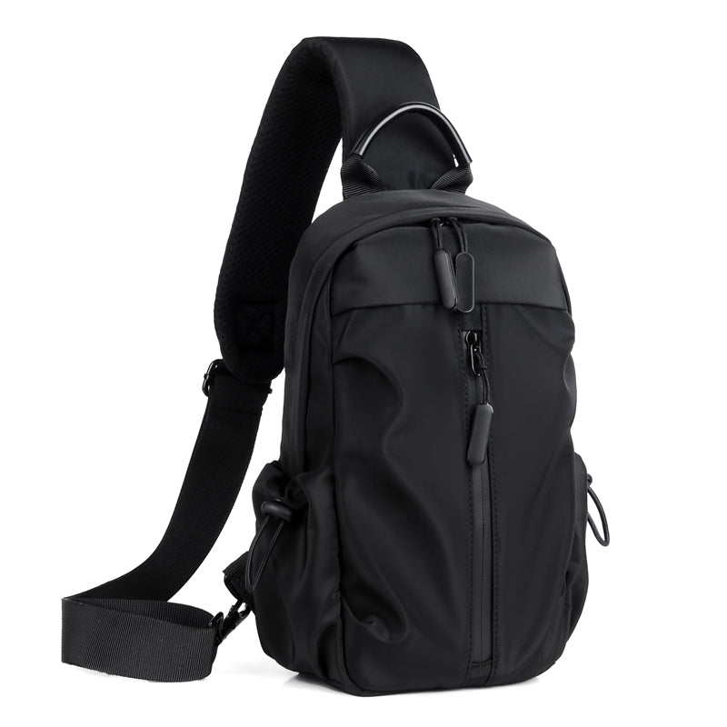 Waterproof Lightweight Crossbody Bag with Multiple Pockets for Men & Women – Durable Nylon Chest Bag for Travel, Hiking & Daily Use-0