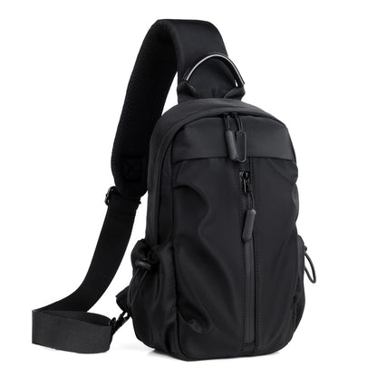 Waterproof Lightweight Crossbody Bag with Multiple Pockets for Men & Women – Durable Nylon Chest Bag for Travel, Hiking & Daily Use-0