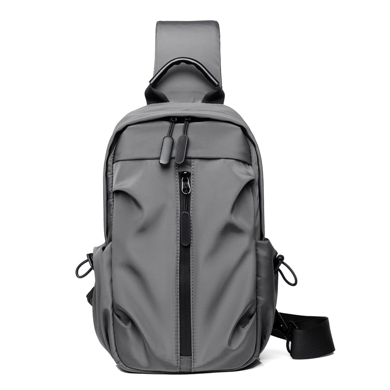Waterproof Lightweight Crossbody Bag with Multiple Pockets for Men & Women – Durable Nylon Chest Bag for Travel, Hiking & Daily Use-1