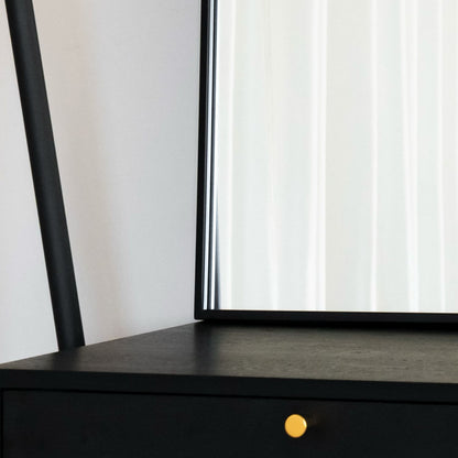 Yoko - Black Metal Gentle Arch Mirror - 95cm x 120cm-1