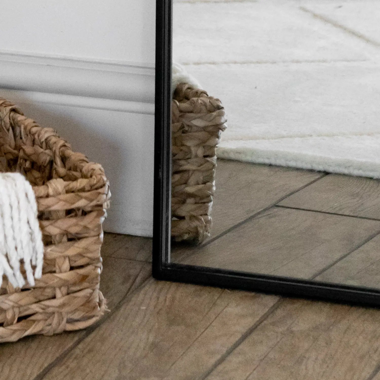 Yoko - Full Length Black Metal Gentle Arch Mirror - 180cm x 90cm-1