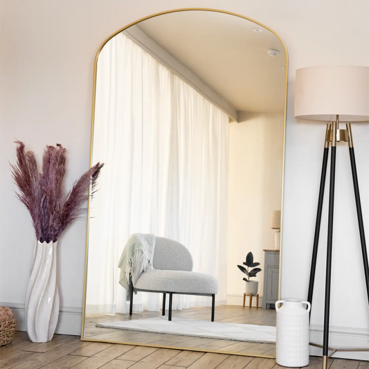 Yoko - Gold Metal Gentle Arch Mirror - 200cm x 120cm-0